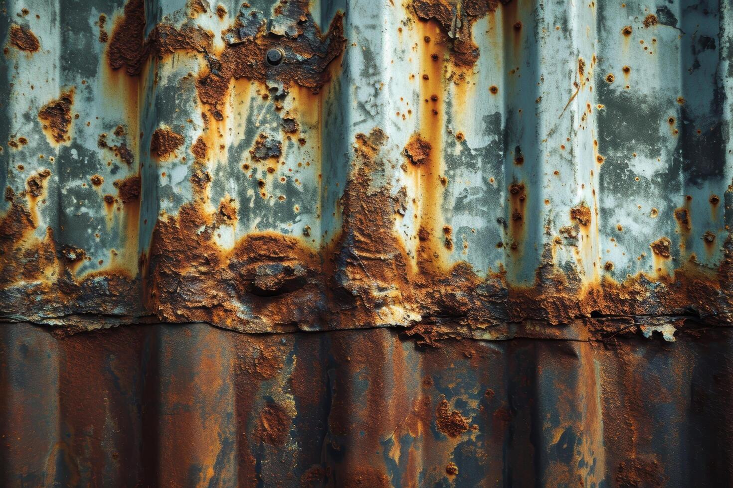 Weathered and rusted metal surface photo