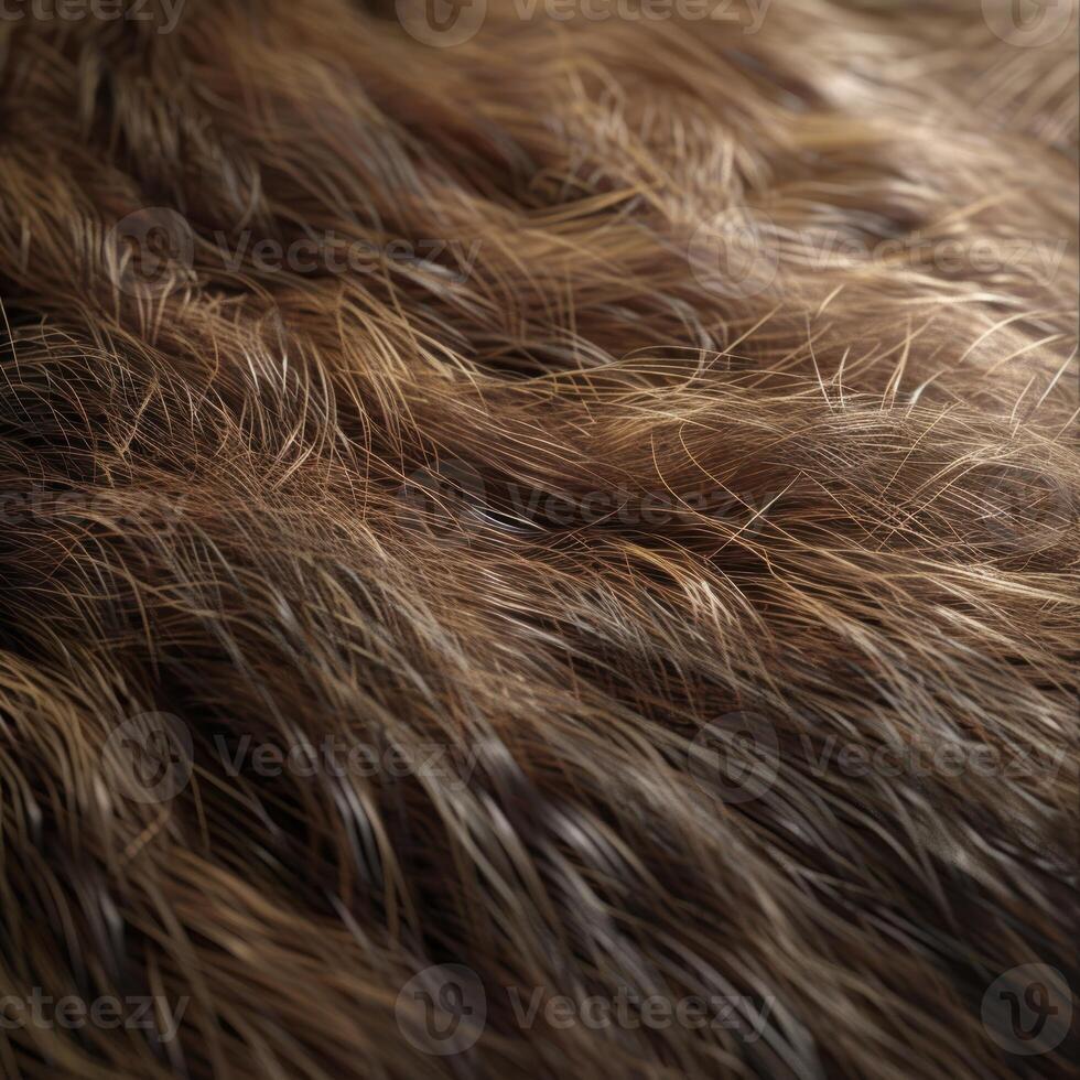 Soft and fluffy fur texture photo
