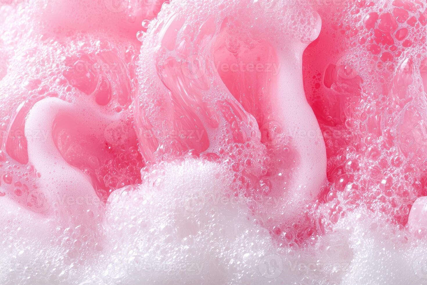 Vibrant pink and white bubbly abstract background photo
