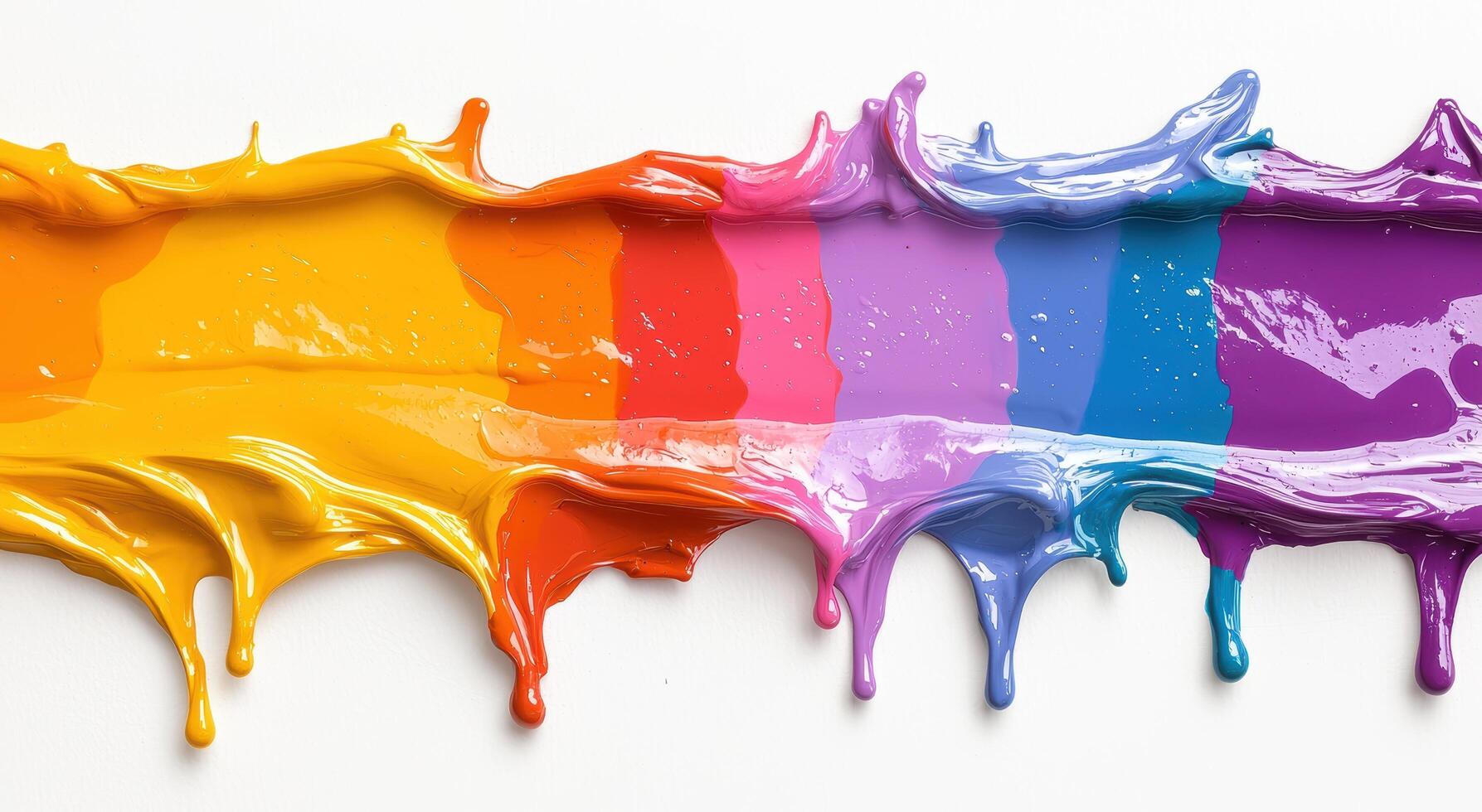 Vibrant paint splatter abstract background photo