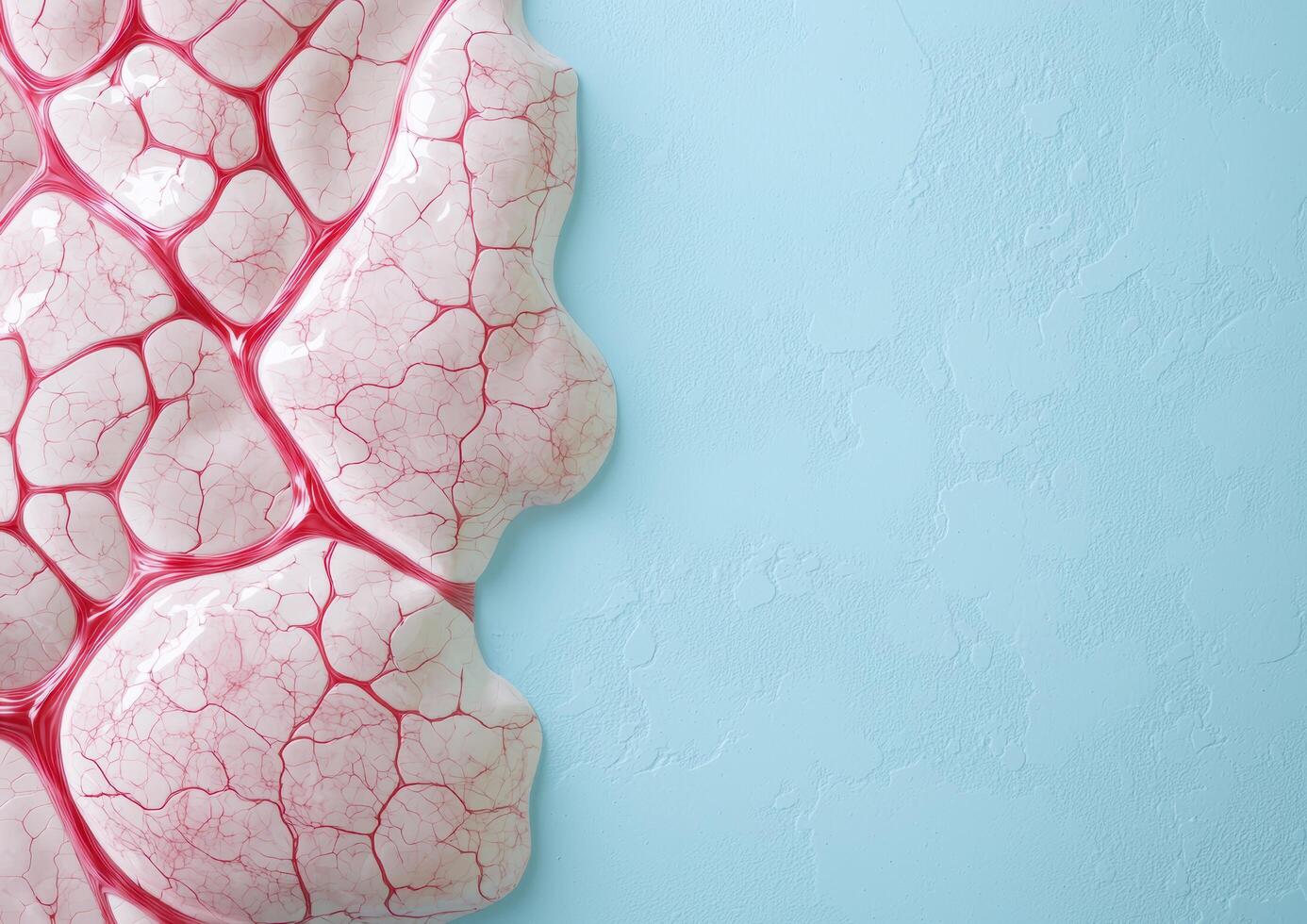 Intricate vascular network abstract background photo