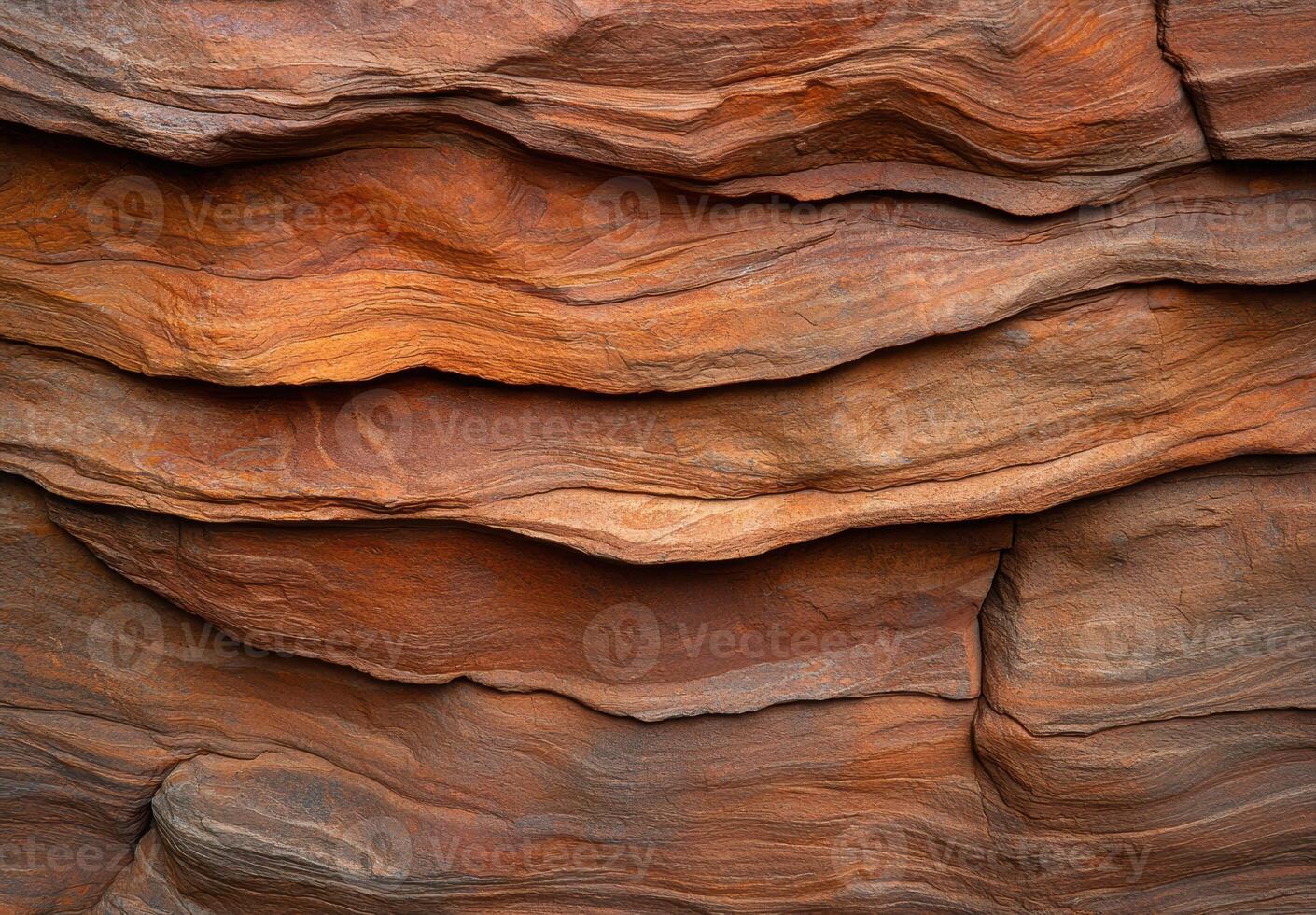 Detailed texture of weathered sandstone rock formation photo