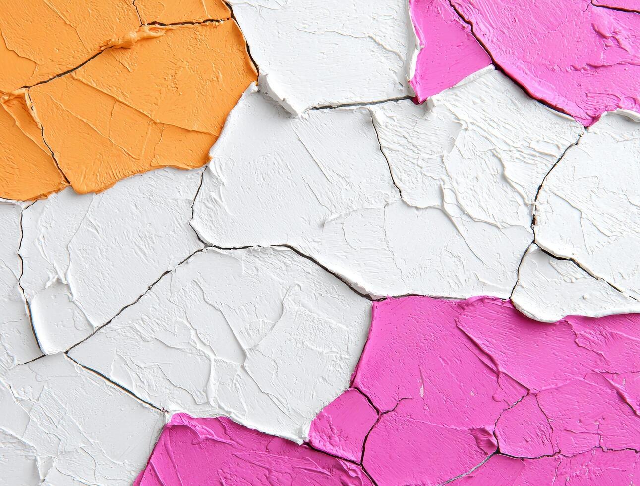Vibrant textured abstract background with cracked paint photo