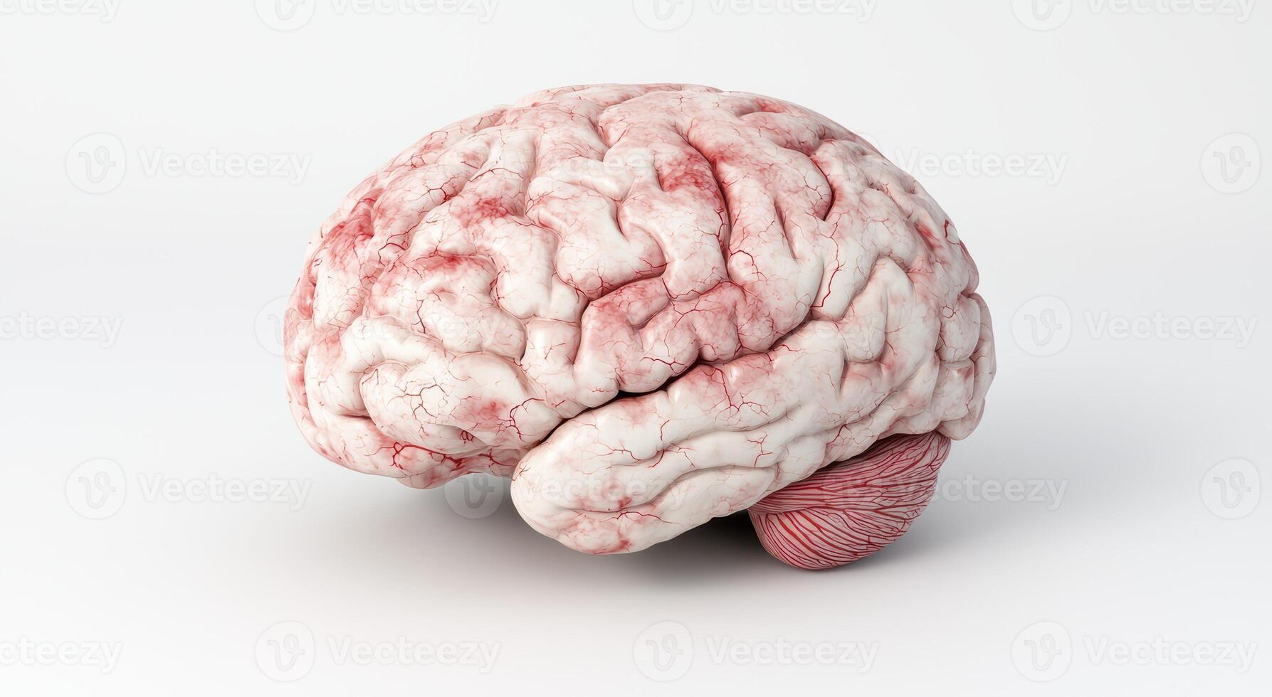 Detailed anatomy of the human brain photo