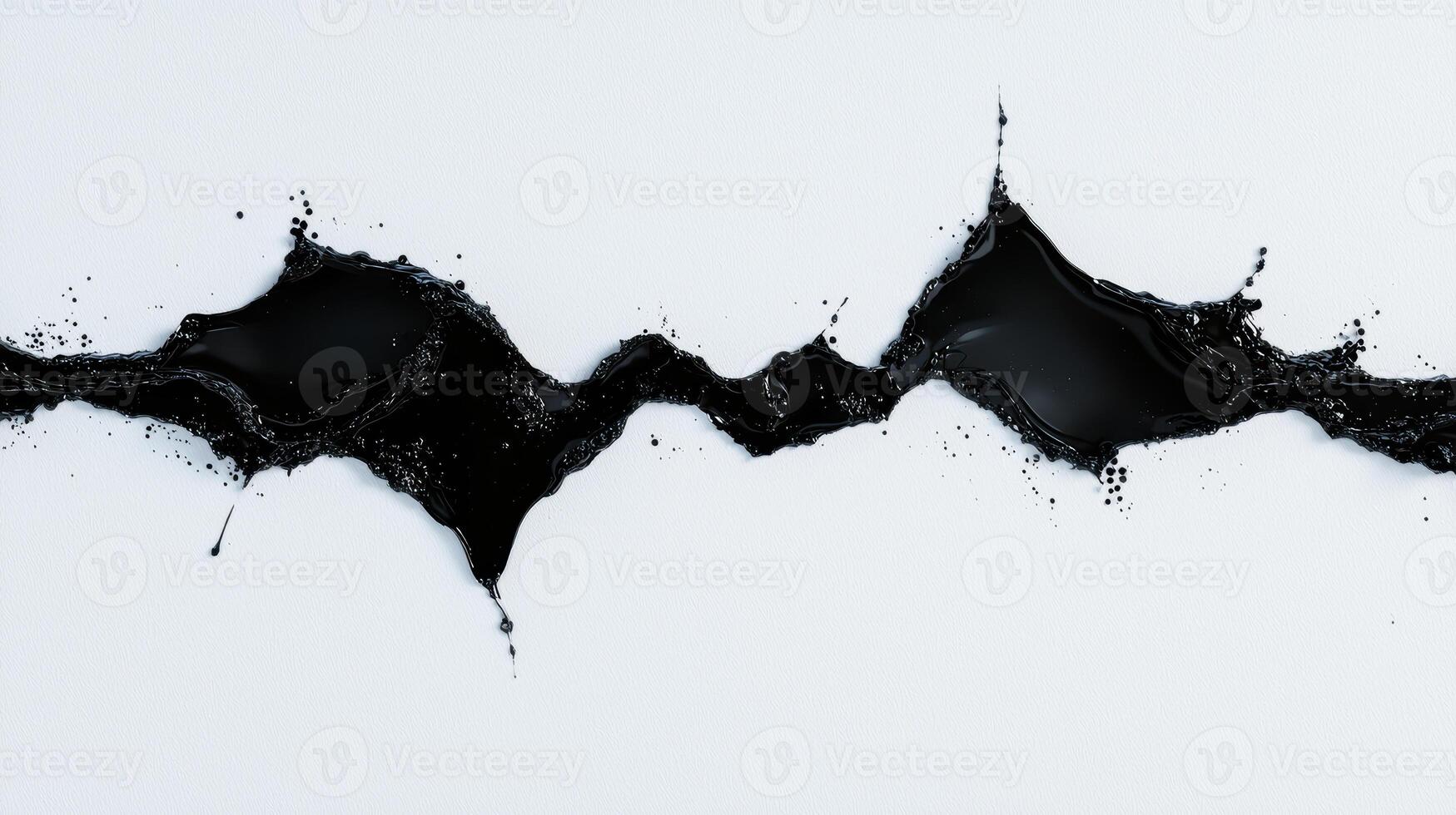 abstract black and white liquid splash photo