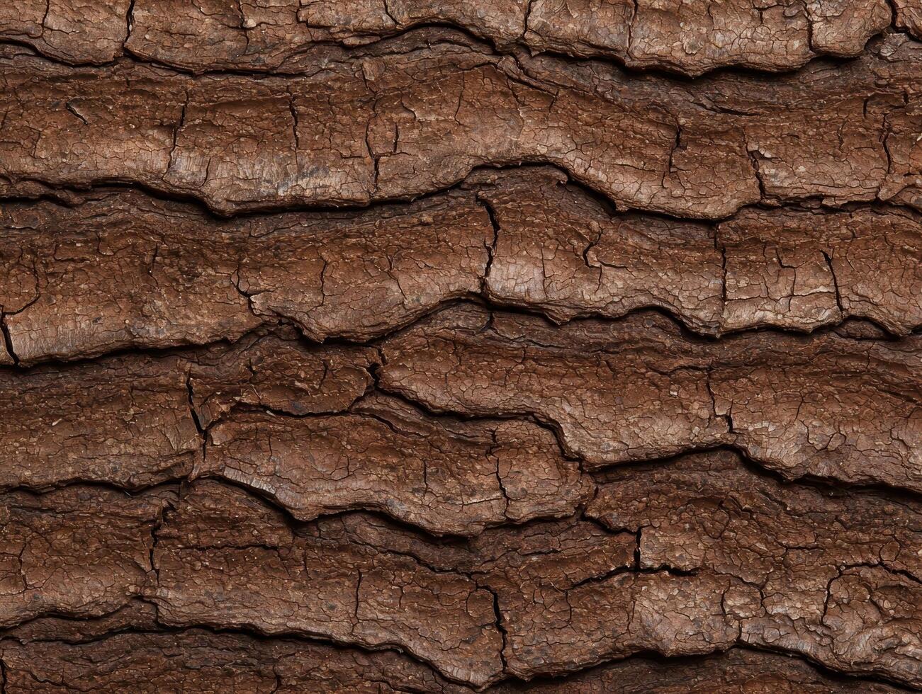 Detailed texture of cracked tree bark photo
