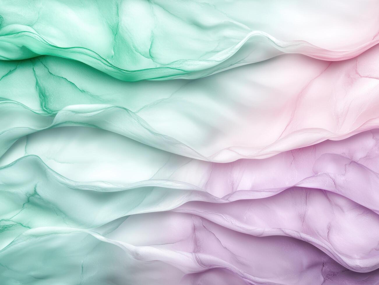 Flowing abstract fabric texture in pastel colors photo