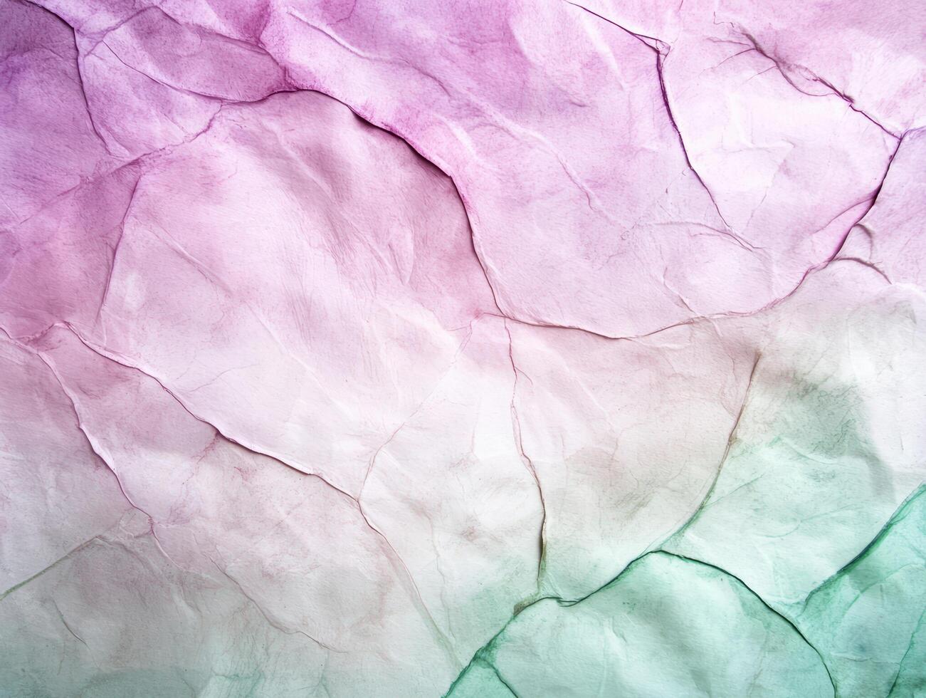 abstract crumpled paper texture in pastel colors photo