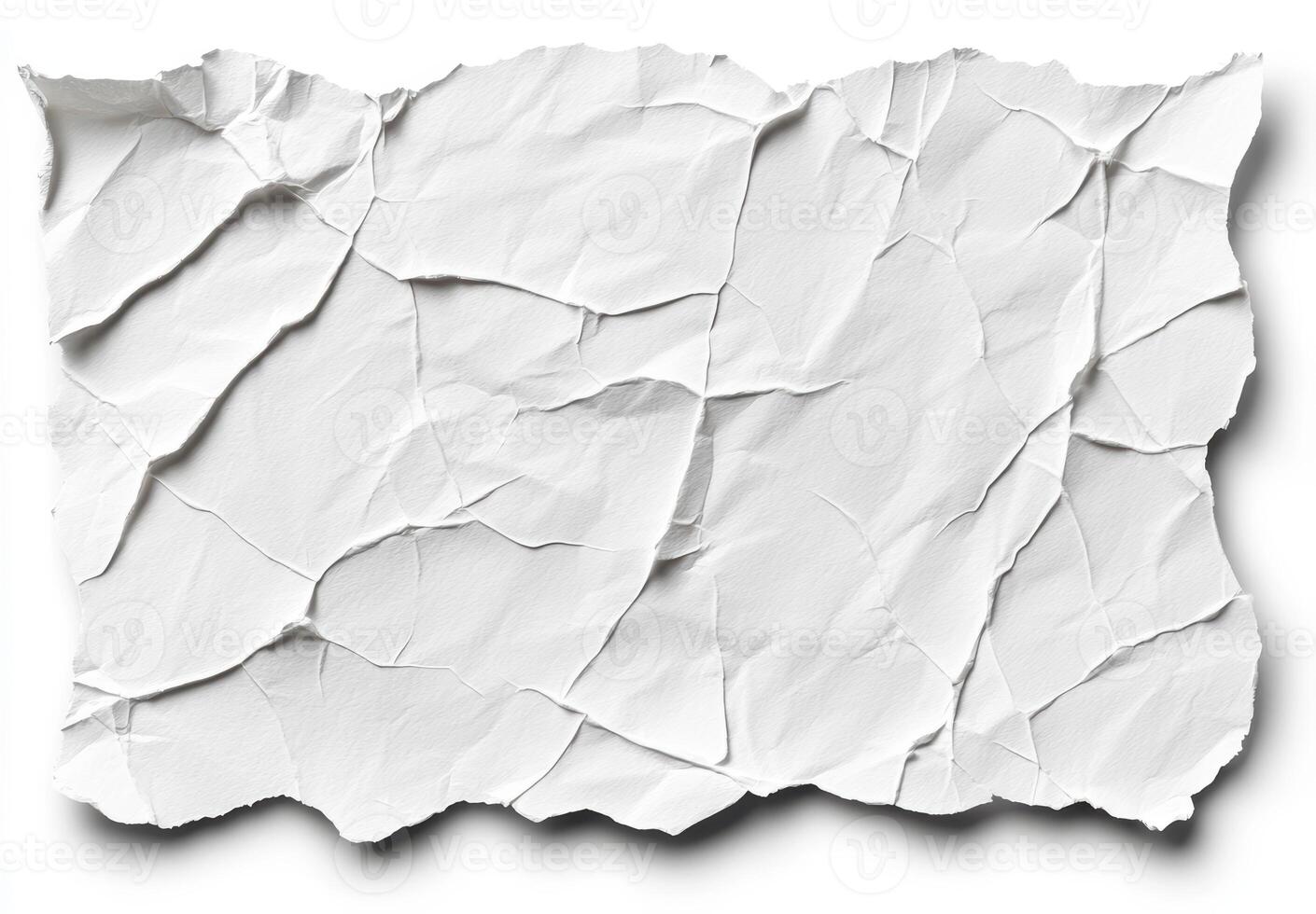 crumpled white paper background photo