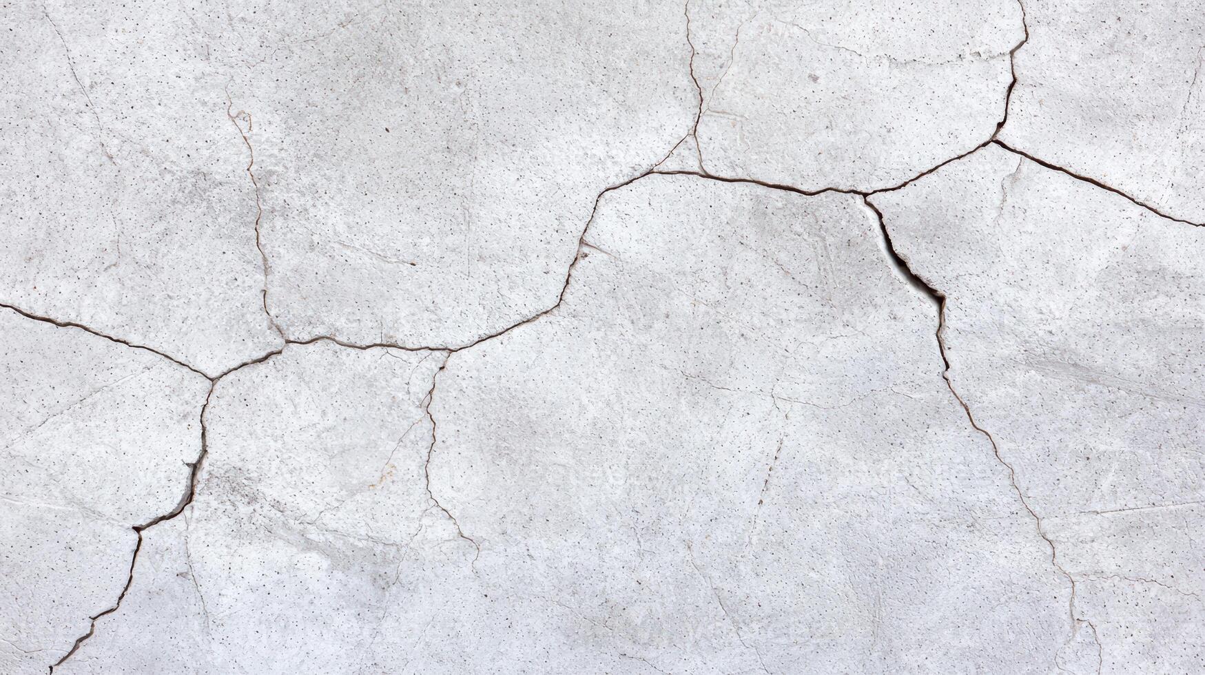 Cracked concrete surface texture background photo