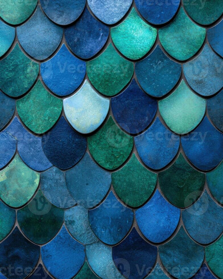 Vibrant Scales Pattern photo