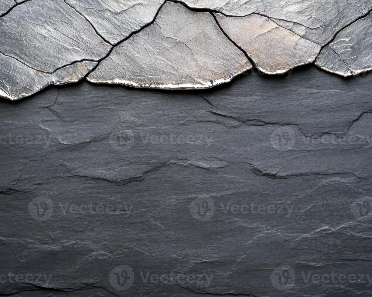 Textured slate rock background photo