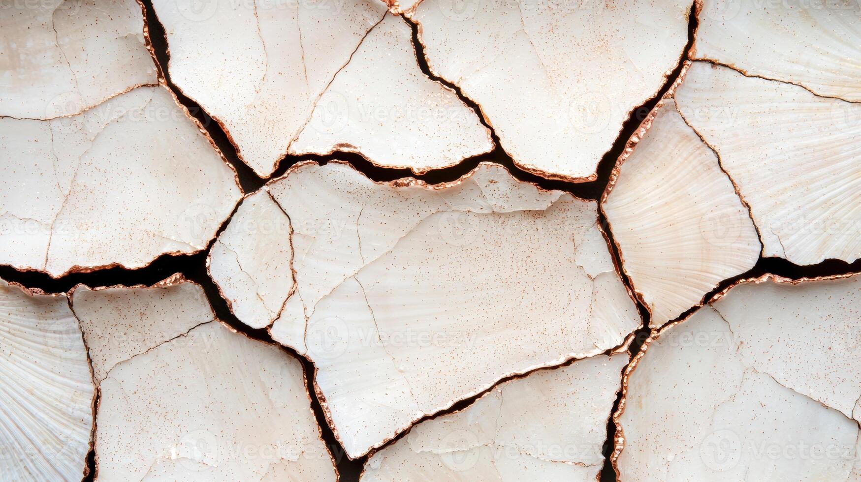 Cracked marble texture background photo