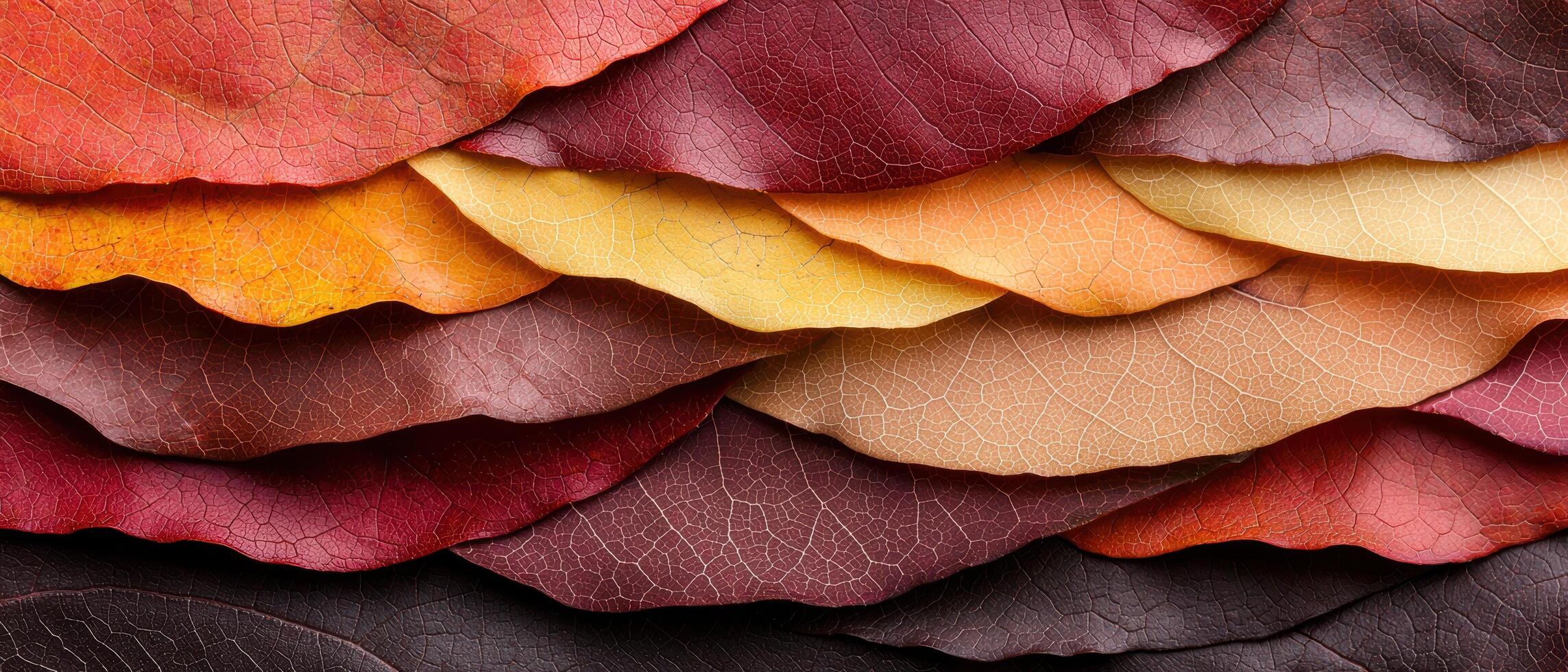 Vibrant autumn leaves texture abstract background photo