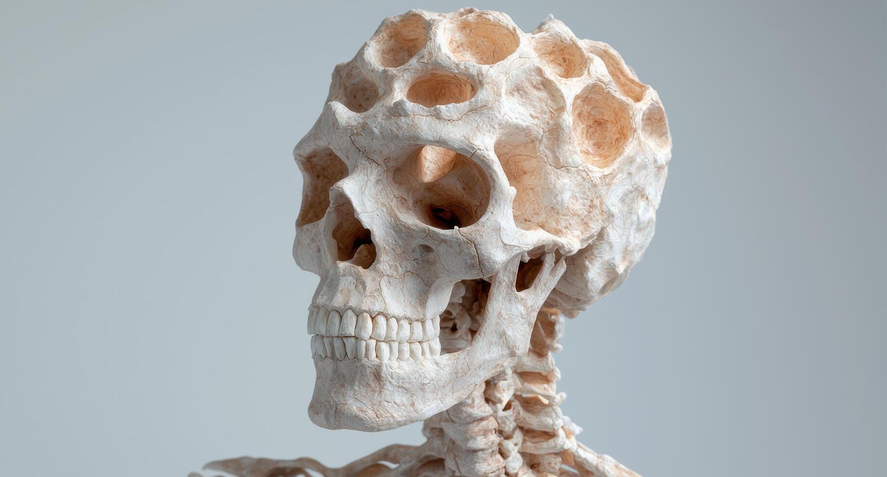 Detailed Anatomical Skull Model photo