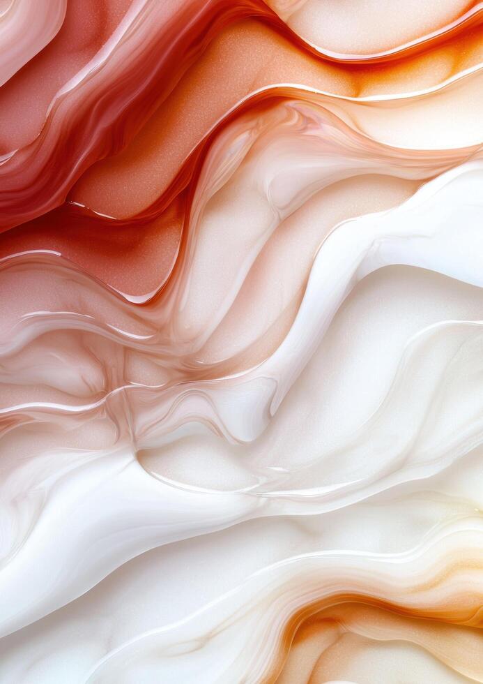Swirling abstract pattern in warm tones photo