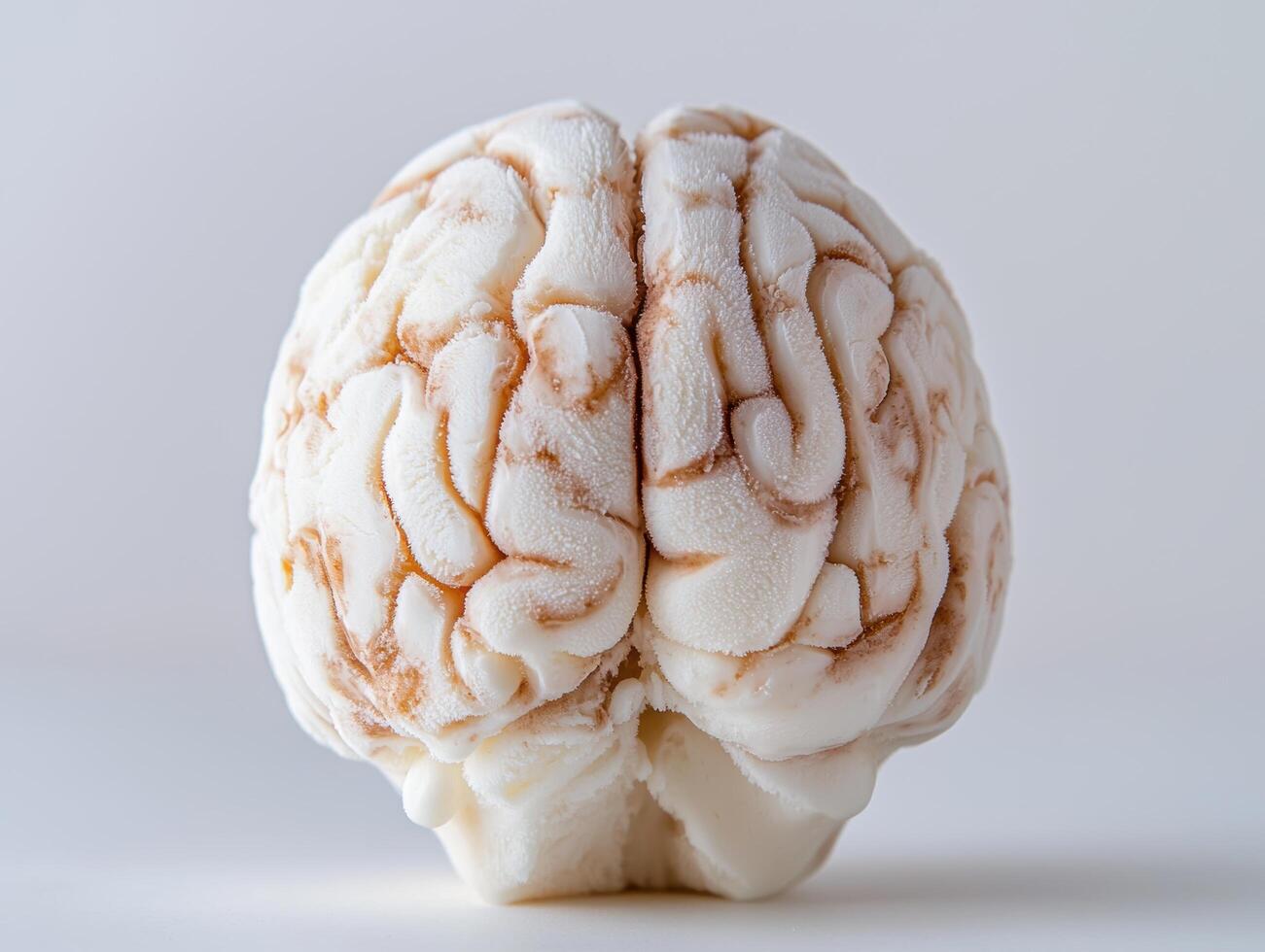 Close up of a human brain model photo