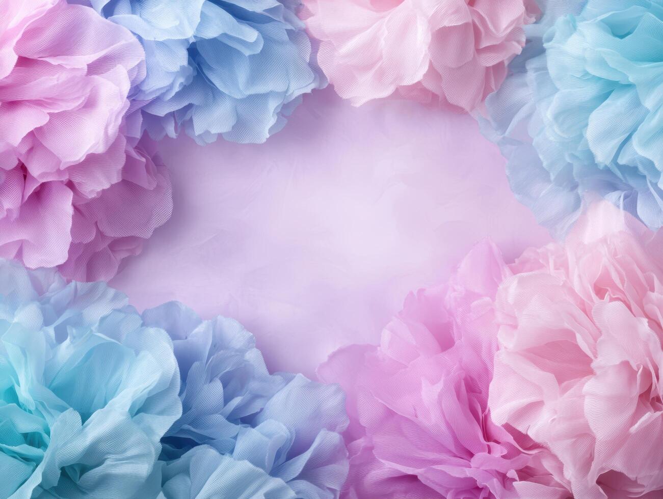 Soft pastel floral background photo