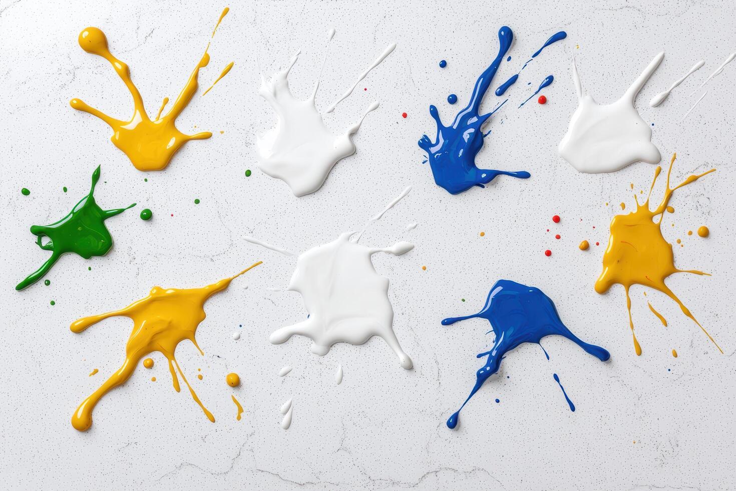 Colorful paint splatter abstract art background photo