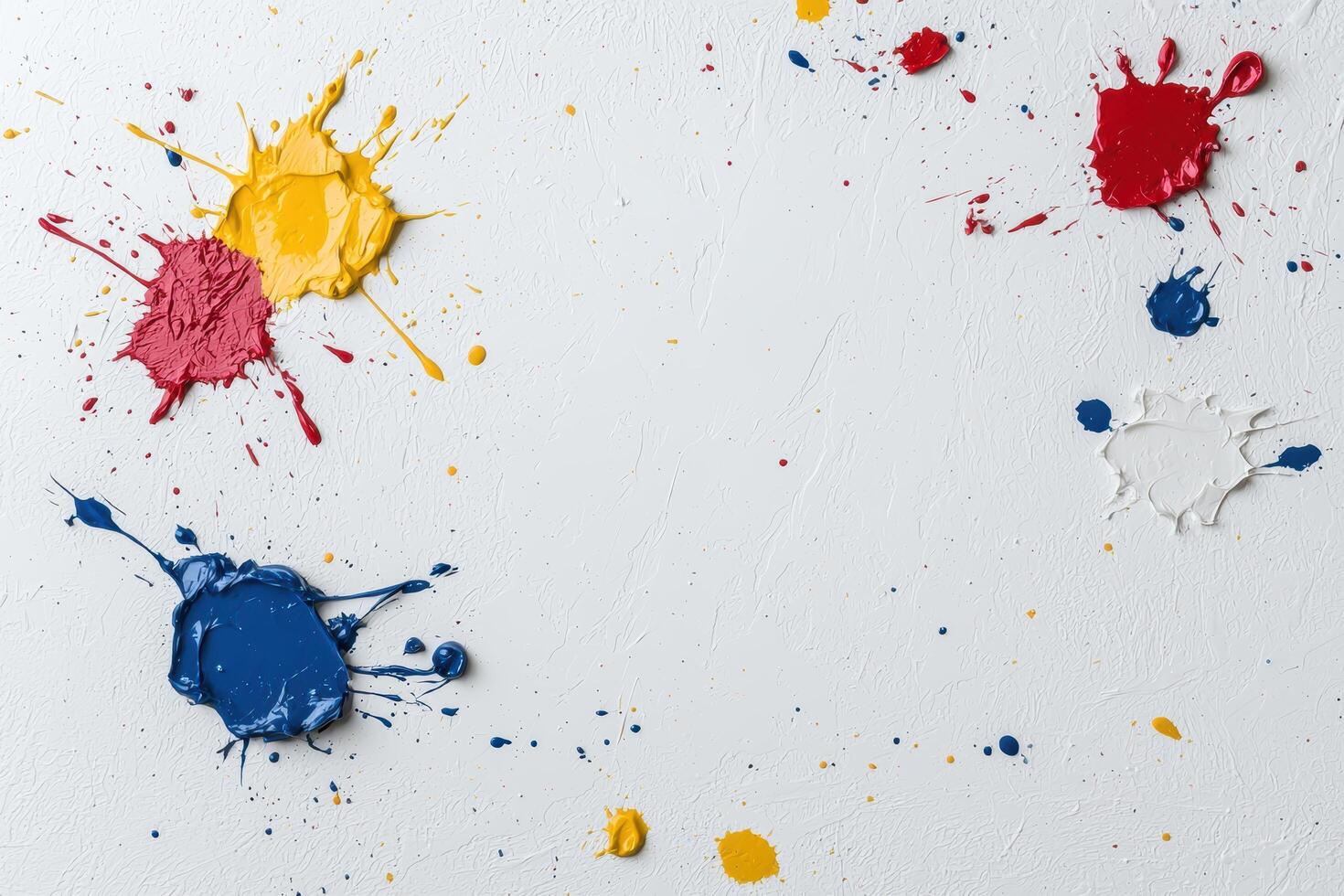 Colorful paint splatter abstract background photo