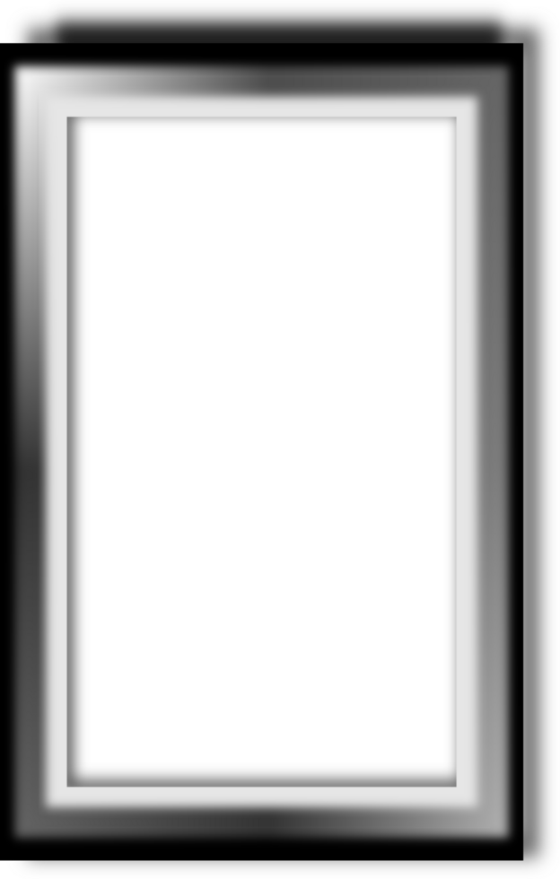 vertical black frame png