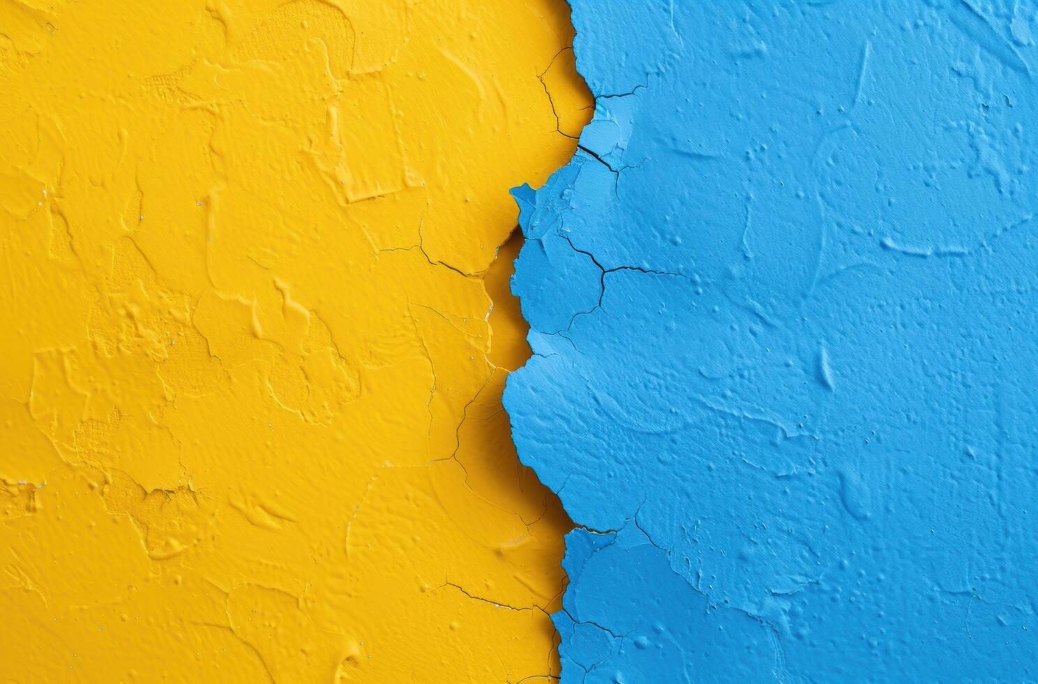 Vibrant contrasting colors on a textured surface photo