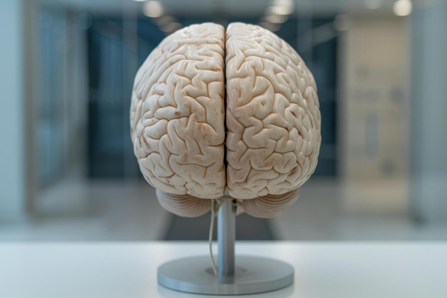 Detailed model of the human brain photo