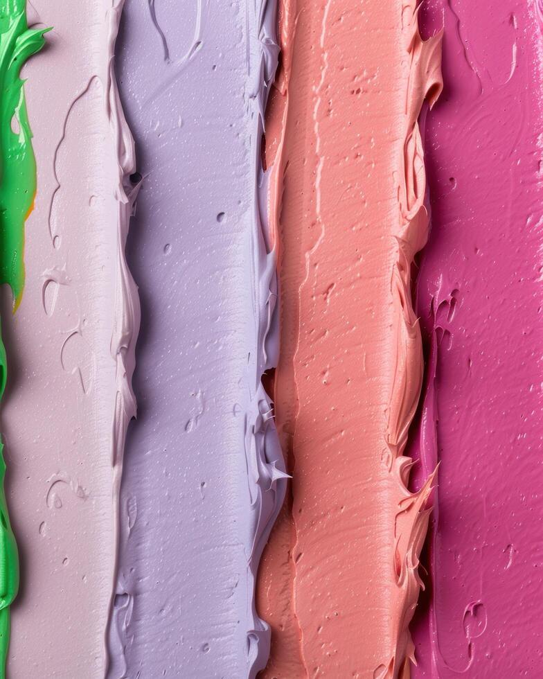 Vibrant abstract paint strokes photo