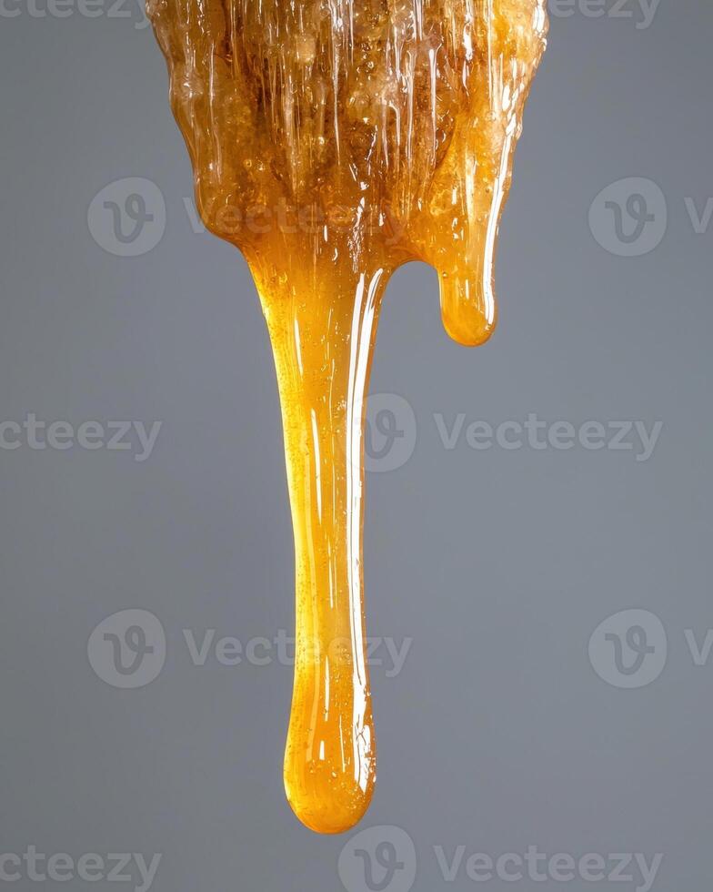 Dripping honey or syrup photo