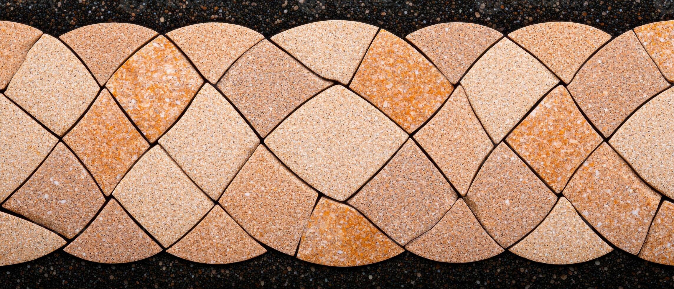 abstract geometric stone pattern photo