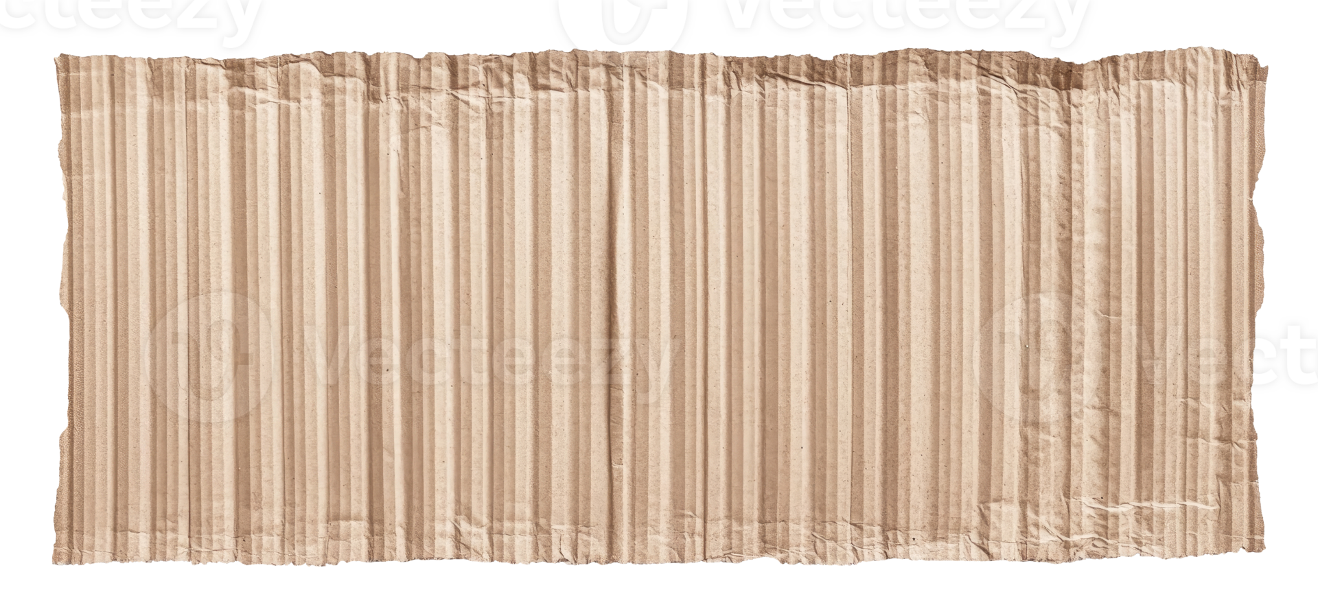 Piece of cardboard isolated on transparent background png