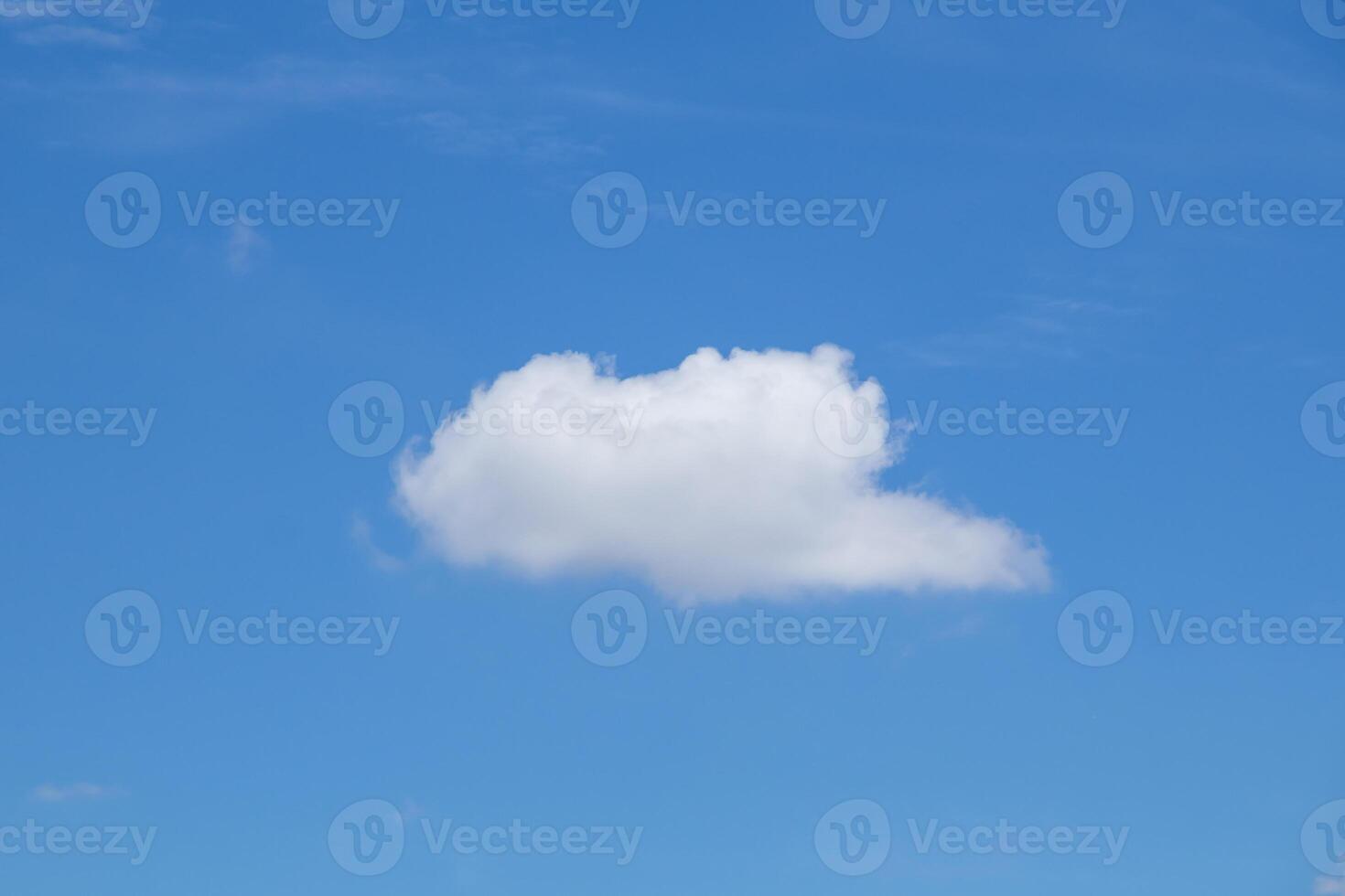 Blue sky background with tiny clouds, Nature cloud blue sky background, Blue Sky with Fluffy White Clouds on a Sunny Summer Day photo