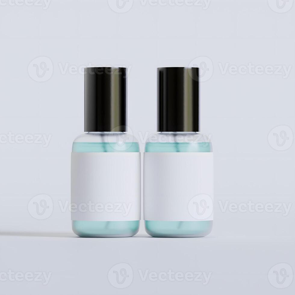 Moisturizing Packaging Makeup, realistic 3D rendering bottle pack photo