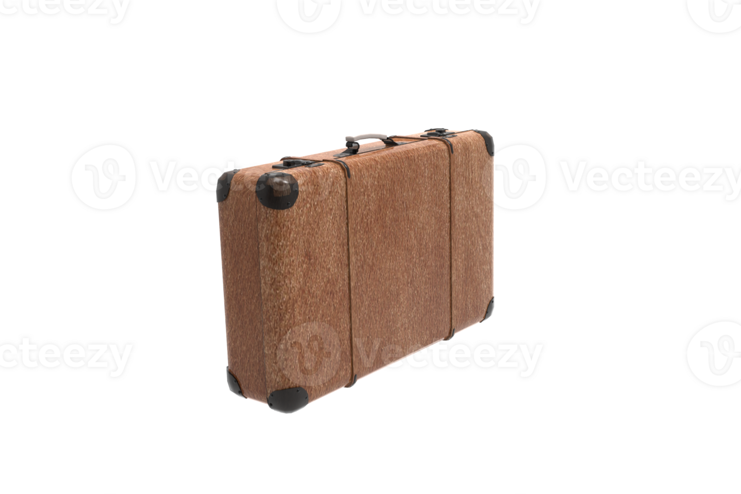 brown suitcase on a transparent background png