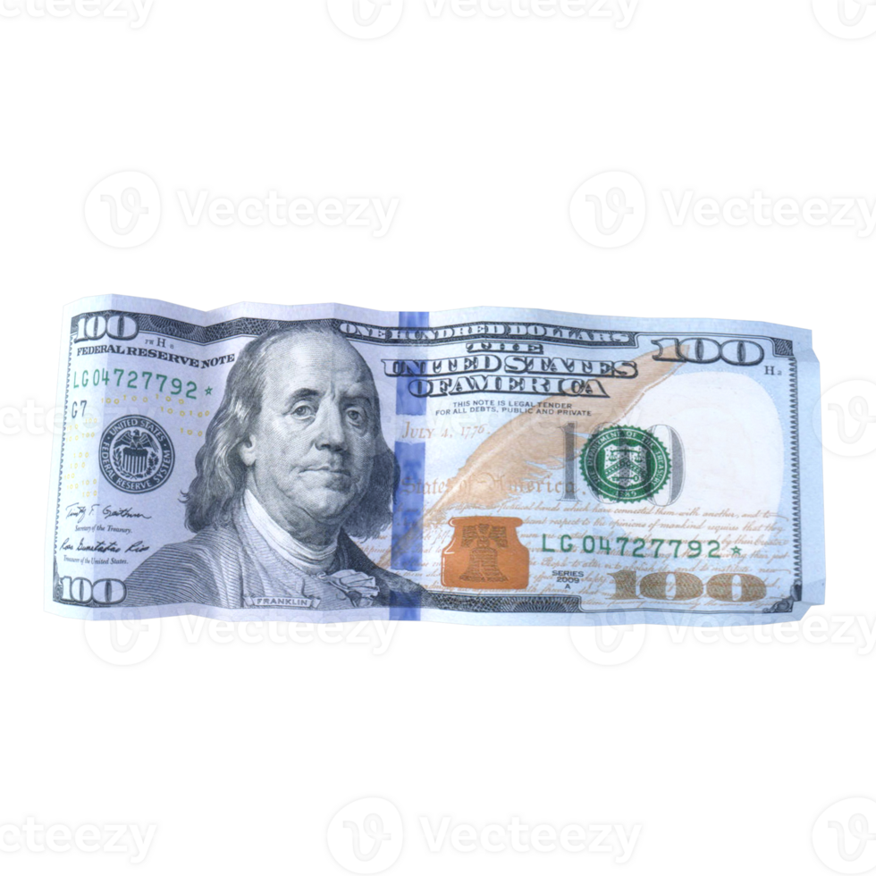 Dollar currency transparent 3d render png