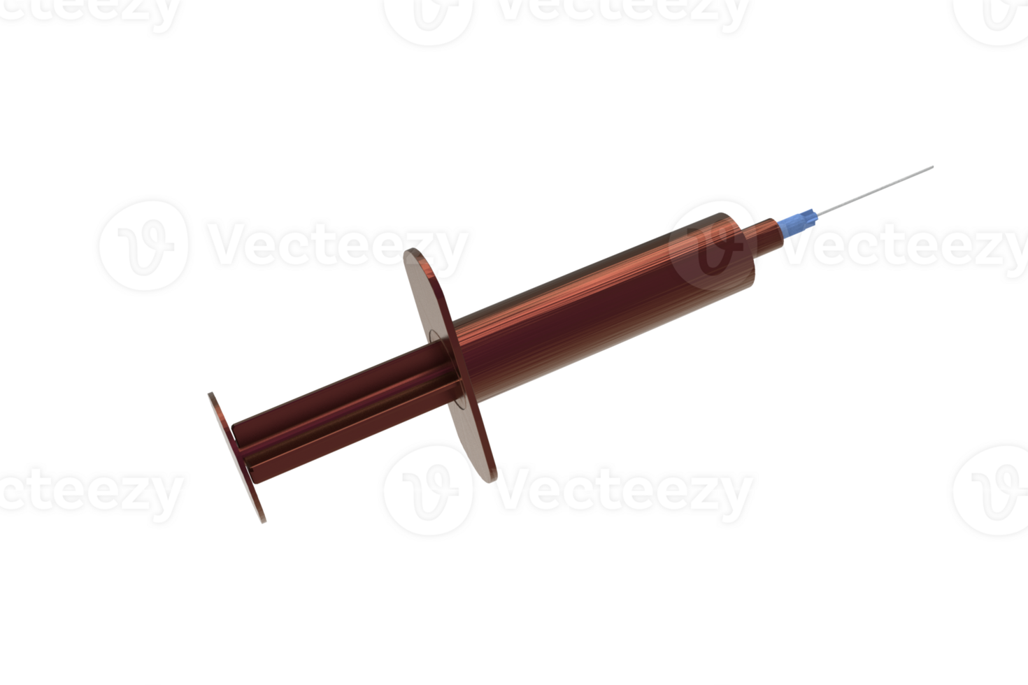 syringe with a needle on a transparent background png