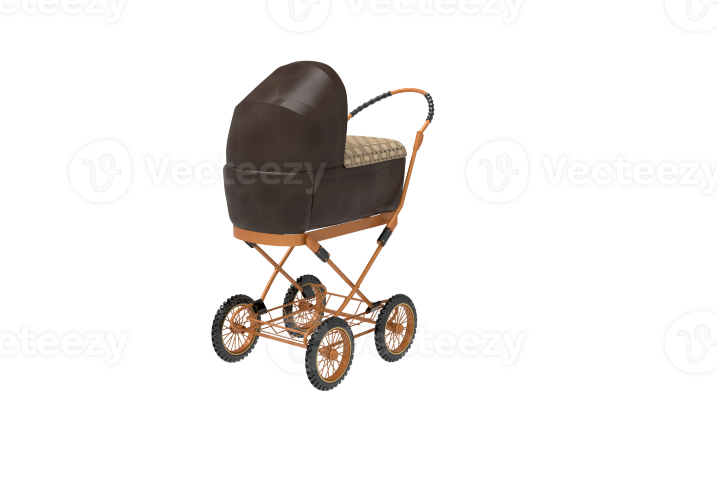 baby carriage classic 3d transparent png