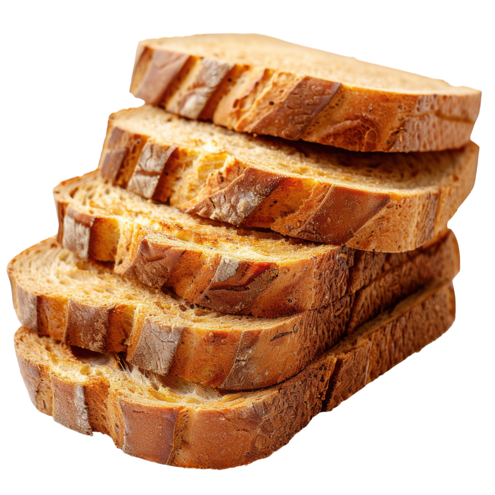 sliced toast and butter on bread for bakery and food clip art and element png