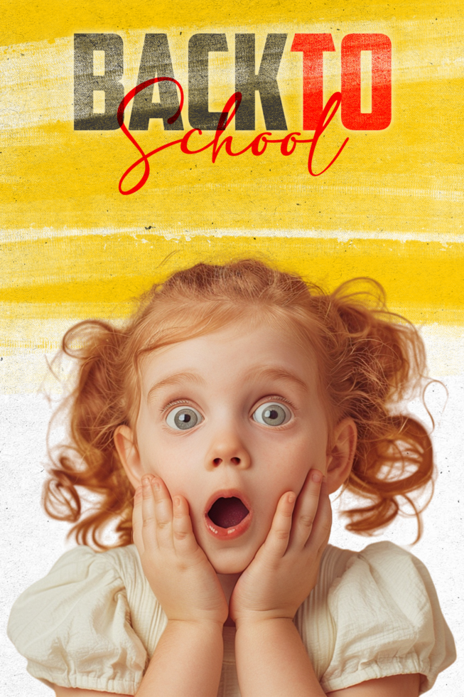 Welcome Back To School Social Media Flyer psd