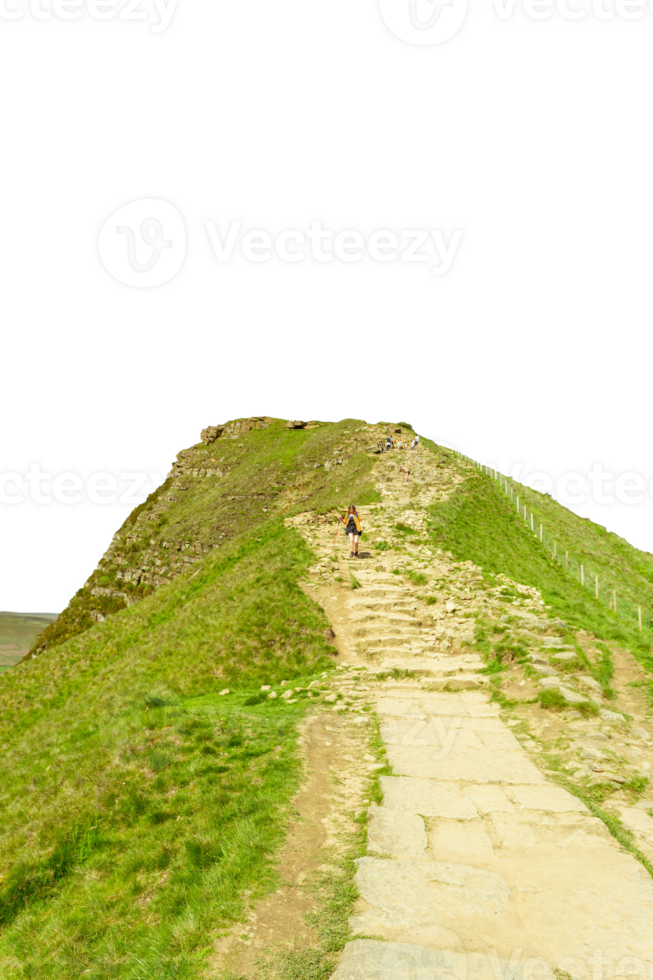 stone path in the field isolated background. png