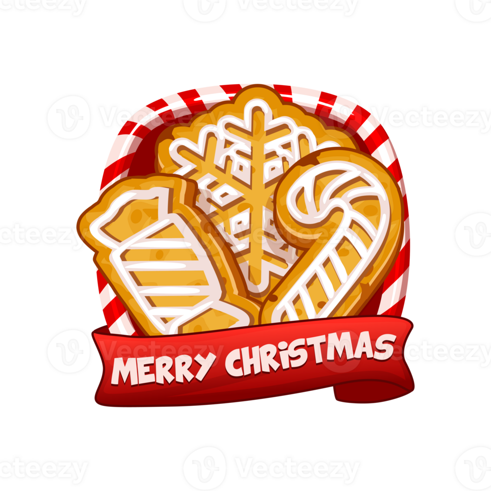 Christmas candy frame or border Christmas cookies, Merry Christmas icon. Christmas Theme Candy icon for your game or greeting card. png