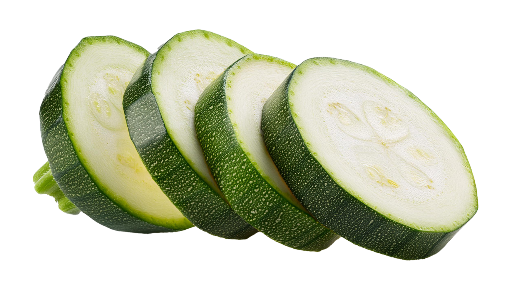 Fresh Zucchini Slices png