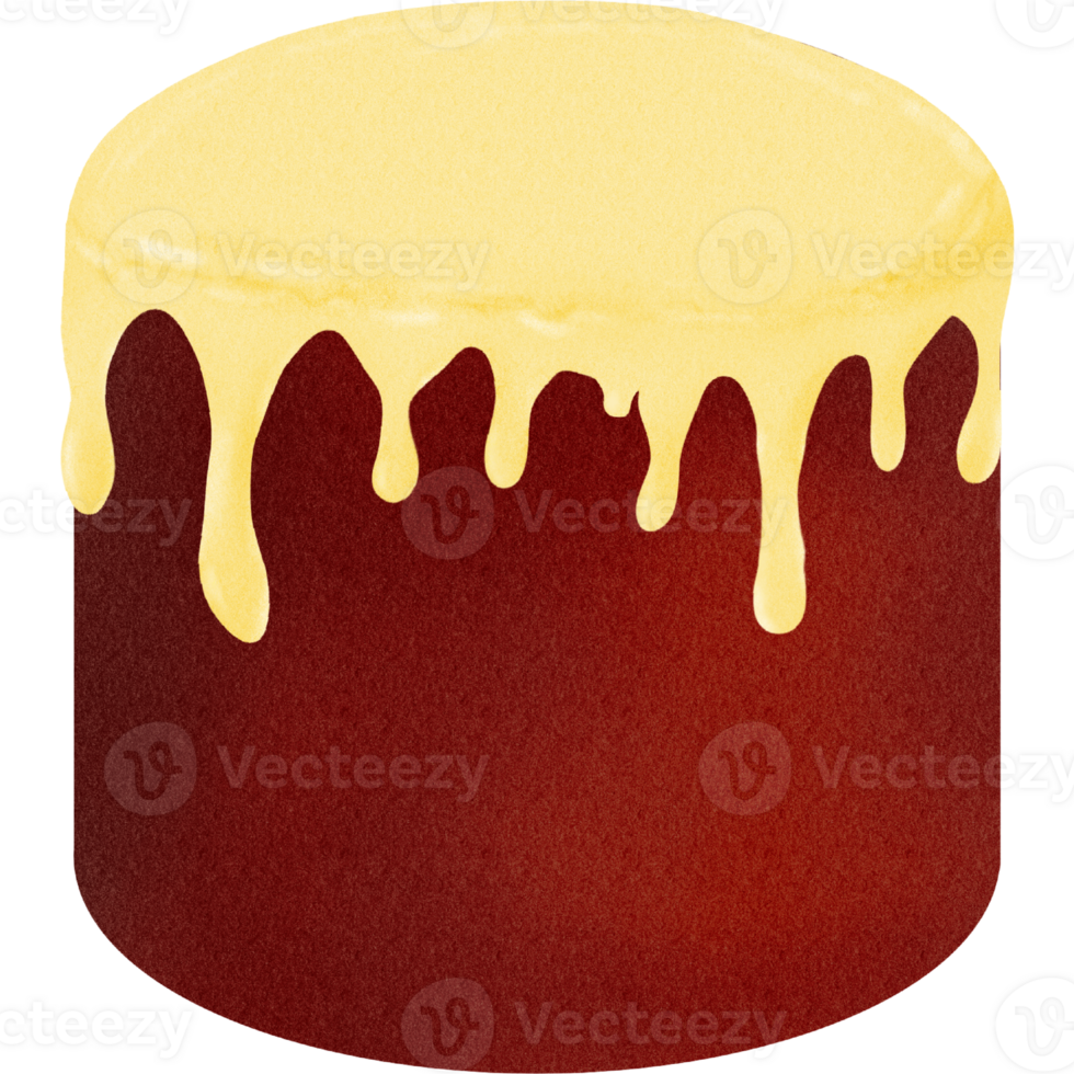 Chocolate Cake with white chocolate png