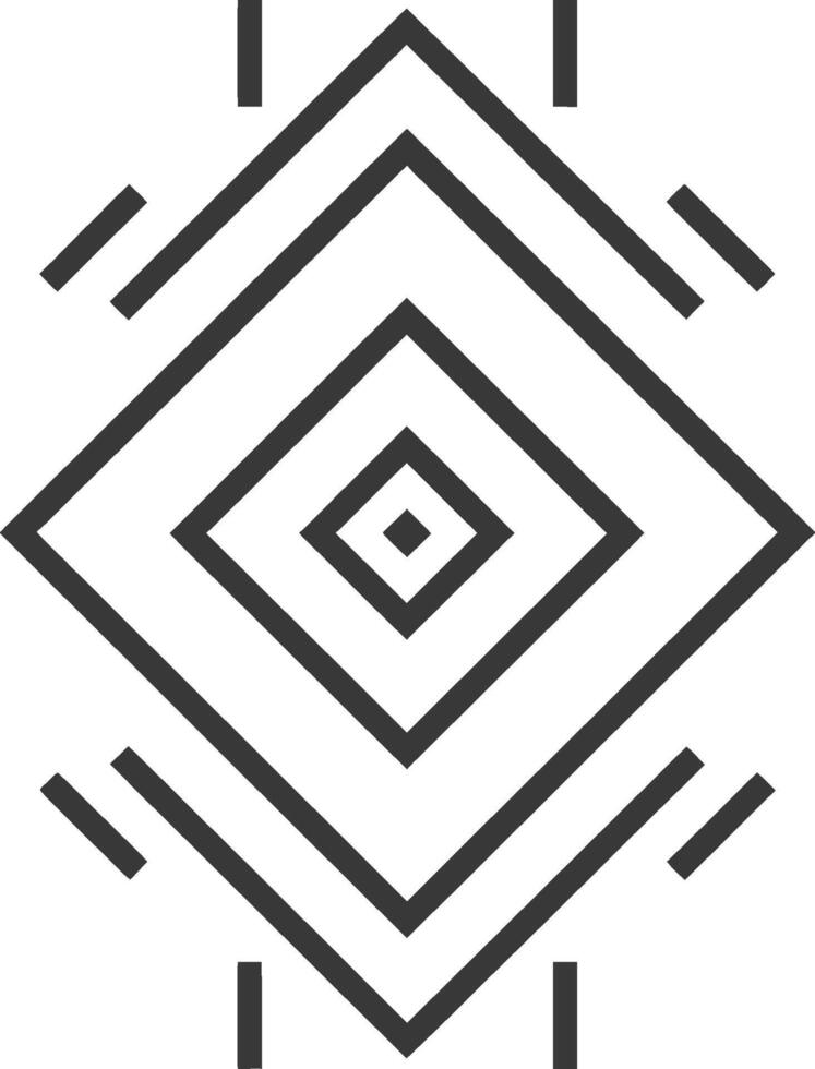 Geometric art simple and bold vector
