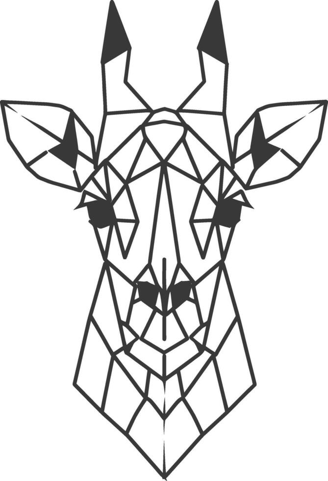 geometric interpretation of a giraffe head vector