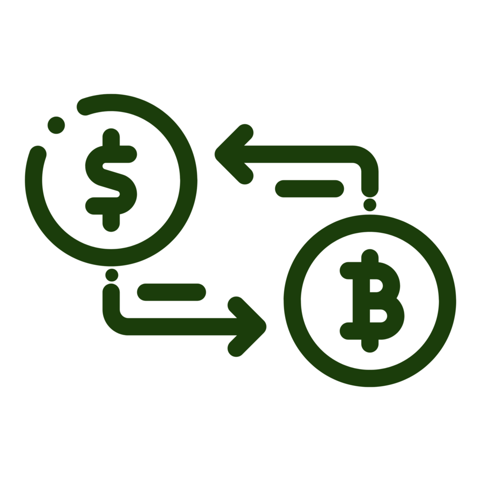 Bitcoin exchange icon png