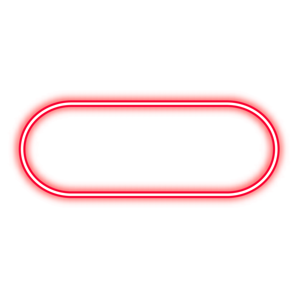 A red neon sign with a circle in the middle png