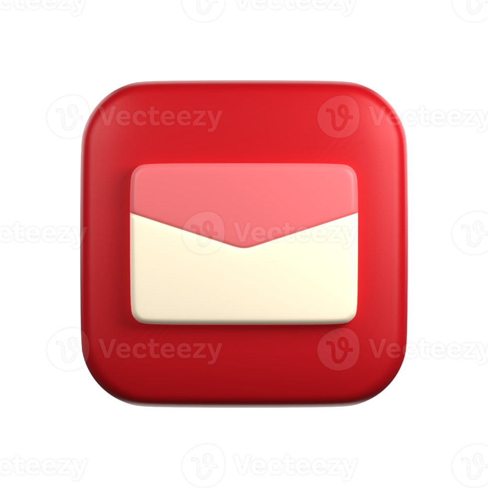 Email In 3D Illustration png