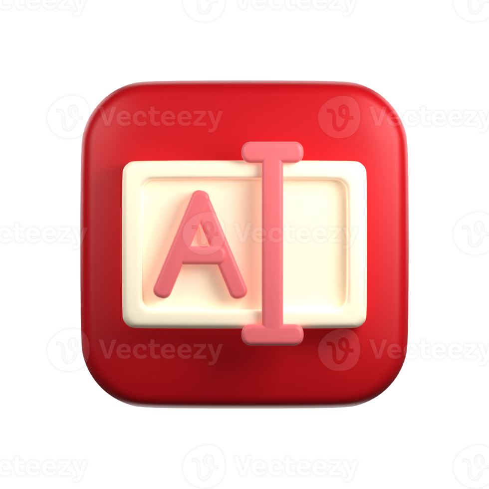 Rename In 3D Illustration png