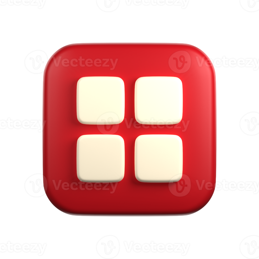 Menu In 3D Illustration png